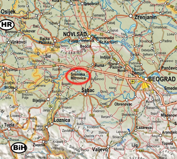 Karta Srbije Gradovi I Sela Mapa Srbije Auto Karta Srbije Geografska ...